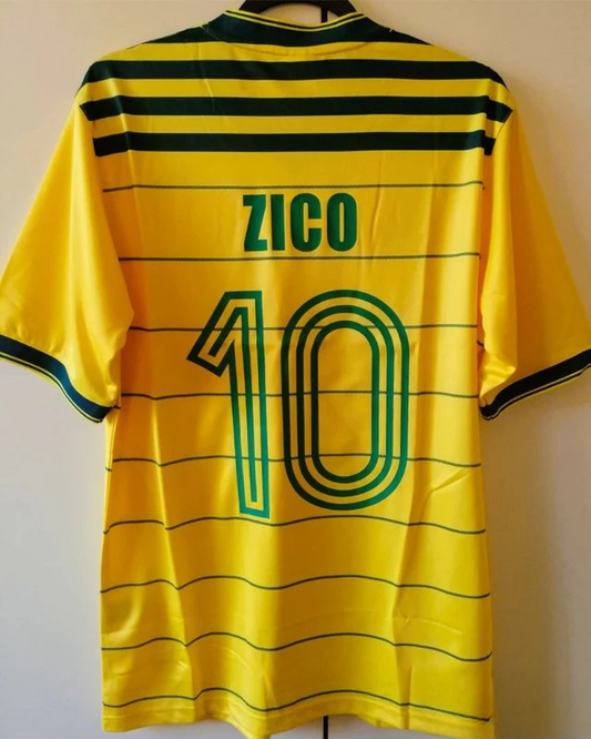 Camiseta Retro ZICO 1984-85 Brasil