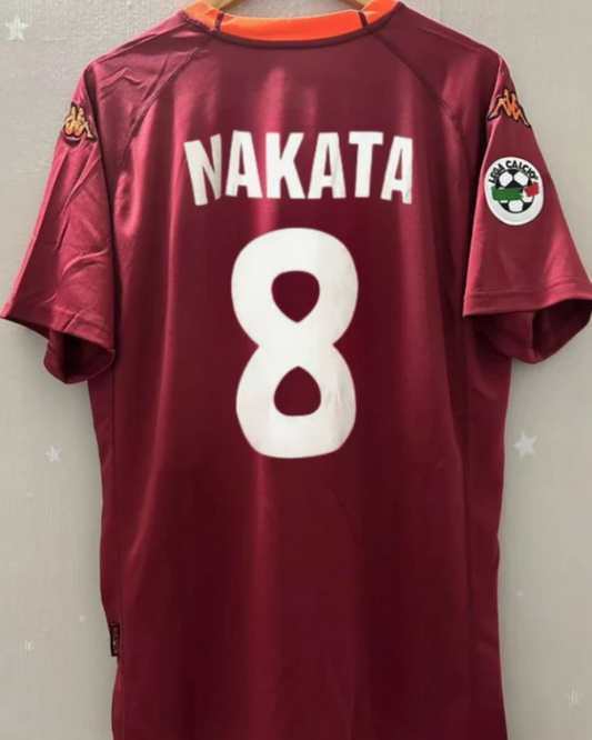 Camiseta Retro HIDETOSHI NAKATA 2000-01 Roma