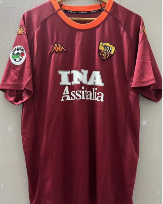 Camiseta Retro HIDETOSHI NAKATA 2000-01 Roma