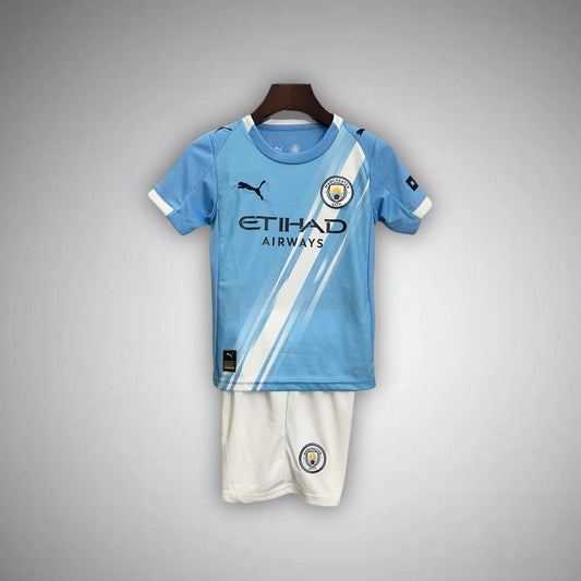 Camiseta Manchester City Local Niños 2025/26