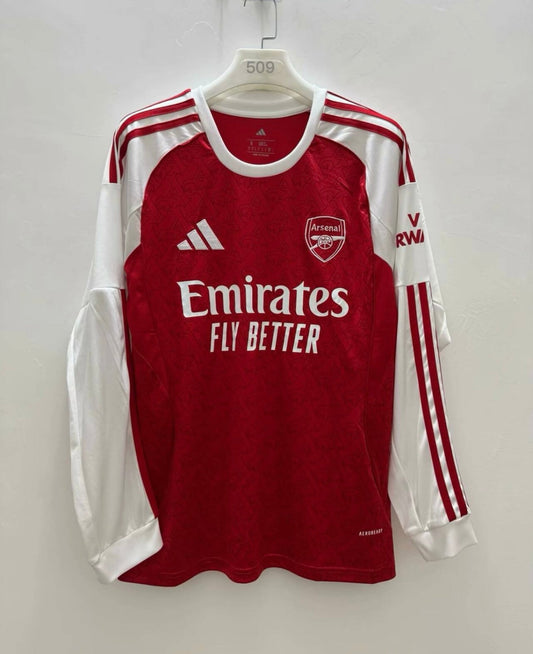 Camiseta Arsenal Local  - Manga Larga 2025/26