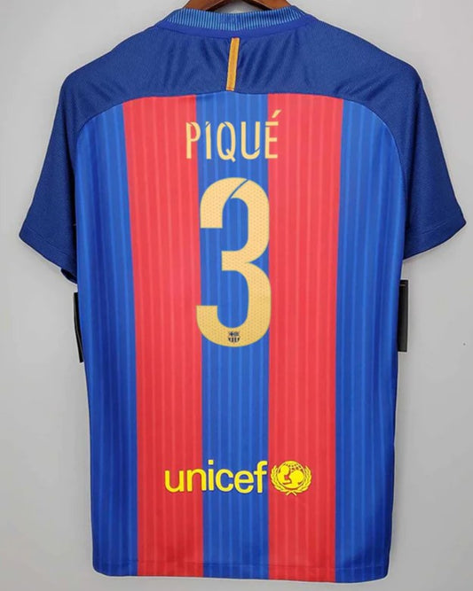 Camiseta Retro PIQUE' GERARD 2016-17 Barcelona