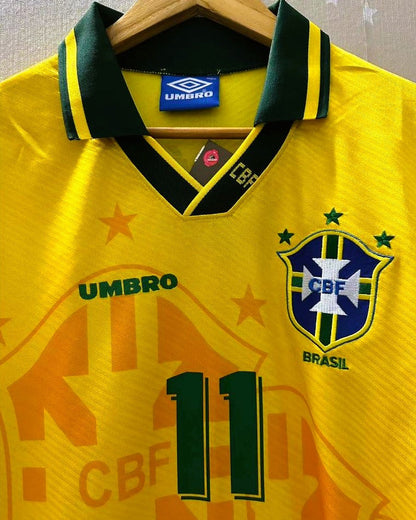 Camiseta Retro ROMARIO 1994-95 Brasil