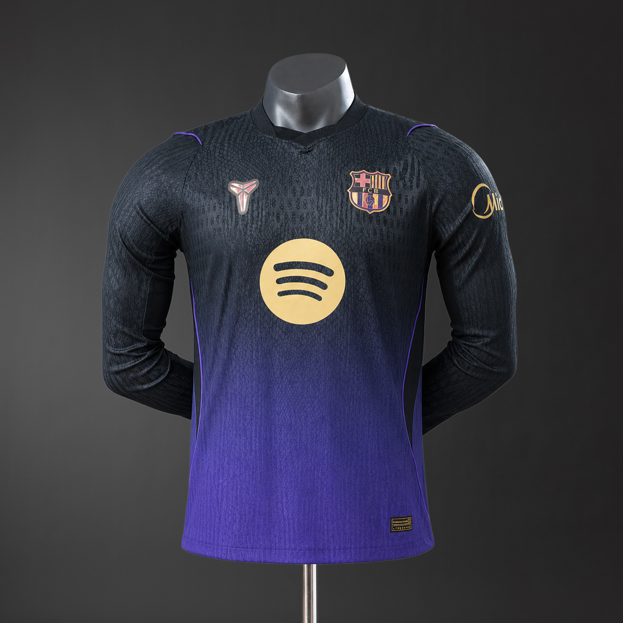 Camiseta Barcelona 2026/27 – Segunda Equipación Versión Jugador Manga Larga