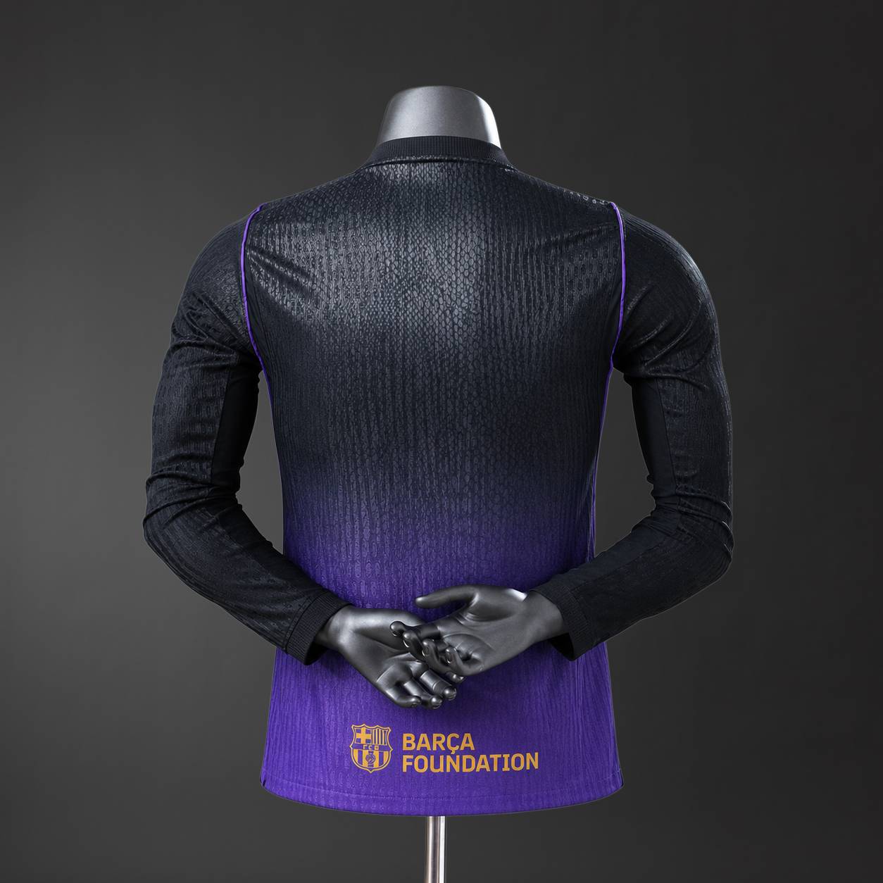 Camiseta Barcelona 2026/27 – Segunda Equipación Versión Jugador Manga Larga