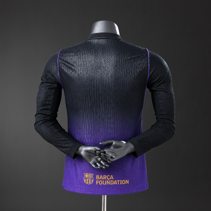 Camiseta Barcelona 2026/27 – Segunda Equipación Versión Jugador Manga Larga