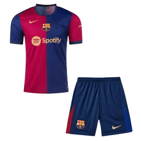 Camiseta + short Barcelona local 2024/2025 - NIÑOS ⚡