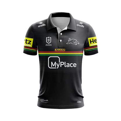 Camiseta Rugby Penrith Panthers 2024 vista sobre fondo blanco