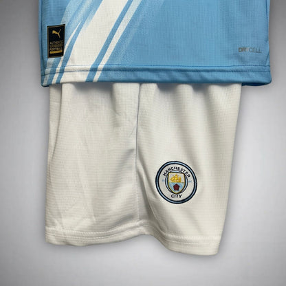 Camiseta Manchester City Local Niños 2025/26