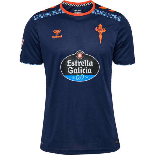 Camiseta Celta de Vigo alternativa 2024/2025 vista sobre fondo blanco