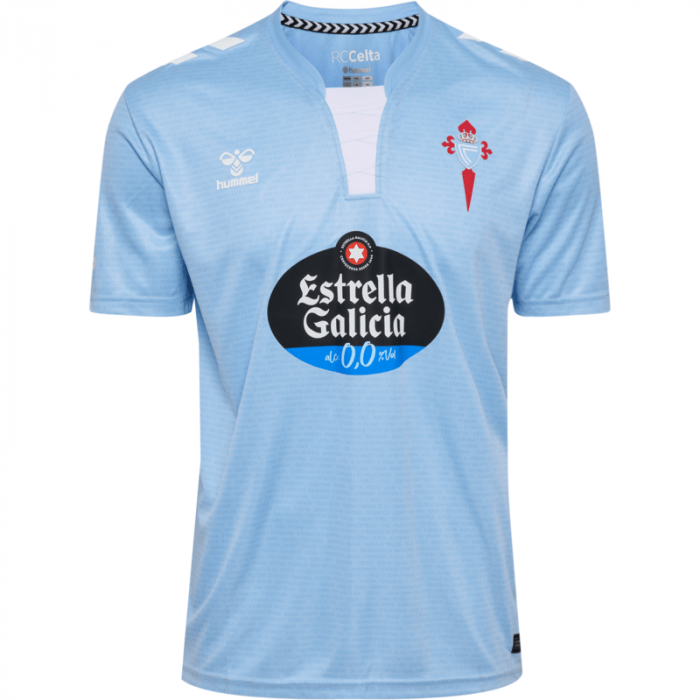 Camiseta Celta de Vigo local 2024/2025 vista sobre fondo blanco