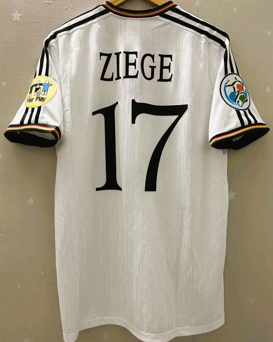 Camiseta Retro ZIEGE CHRISTIAN 1996-97 Alemania