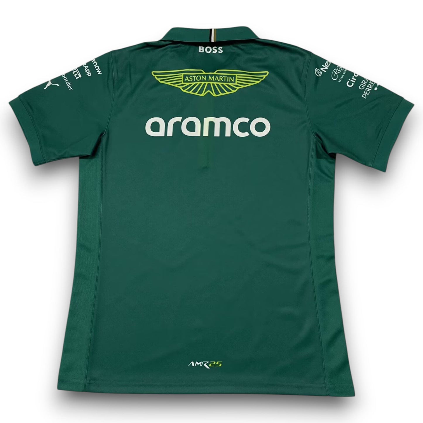 Polo Aston Martin F1 Team 2025 | Colección Racing Verde British - Imagen 2