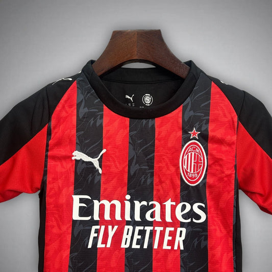 Camiseta AC Milan Local Kit Niños 2025/26