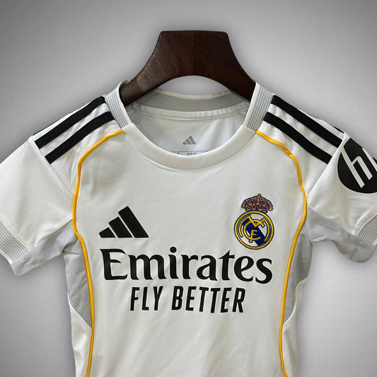 Camiseta Real Madrid Local Kit Niños 2025/26