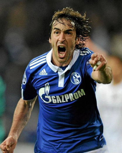 Camiseta Retro RAUL GONZALES BLANCO 2010-11 Schalke 04