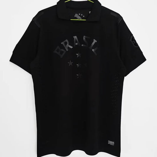 Camiseta retro Brasil 2013/14 Brasil Tercera All Black