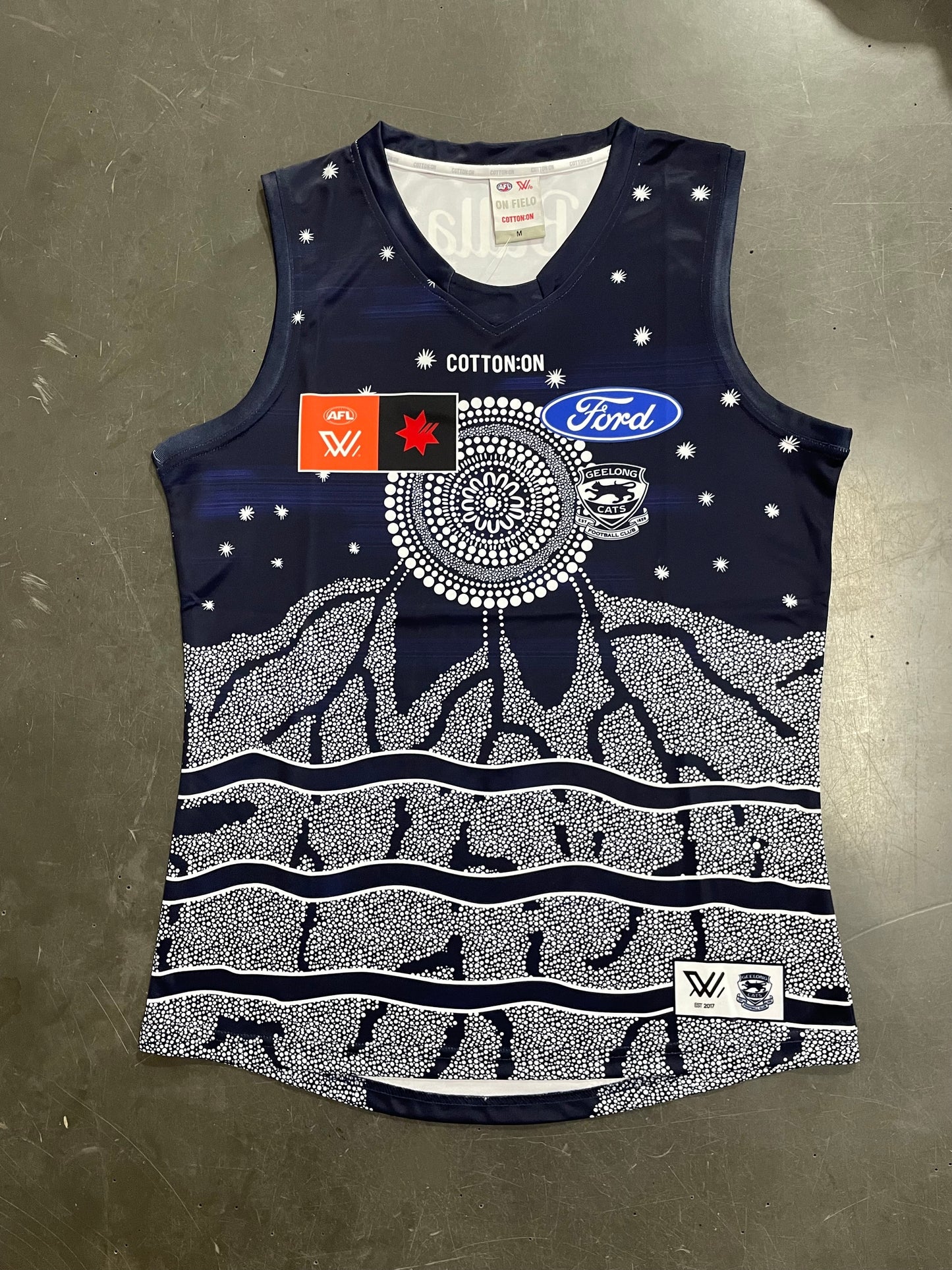 Musculosa AFL Geelong Cats 2025