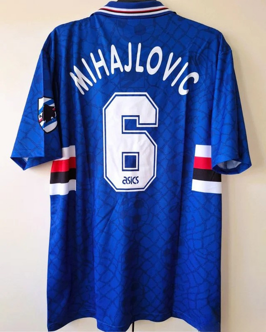 Camiseta Retro SINISA MIHAJLOVIC 1994-95 Sampdoria