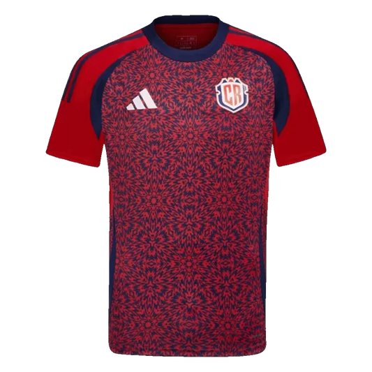 Camiseta Costa Rica local 2024/2025 vista sobre fondo blanco