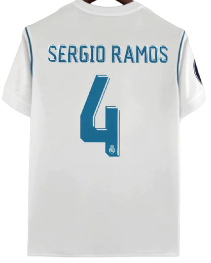 Camiseta Retro RAMOS SERGIO 2017-18 Real Madrid