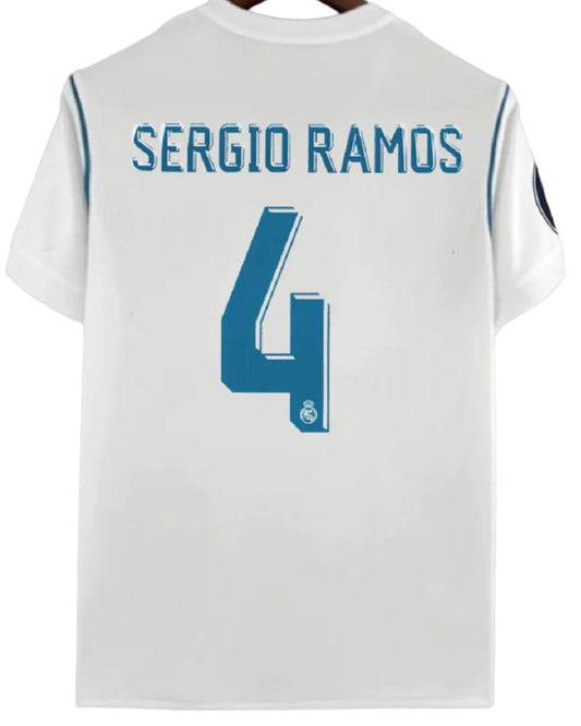 Camiseta Retro RAMOS SERGIO 2017-18 Real Madrid