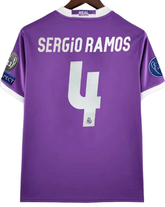 Camiseta Retro RAMOS SERGIO 2016-17 Real Madrid