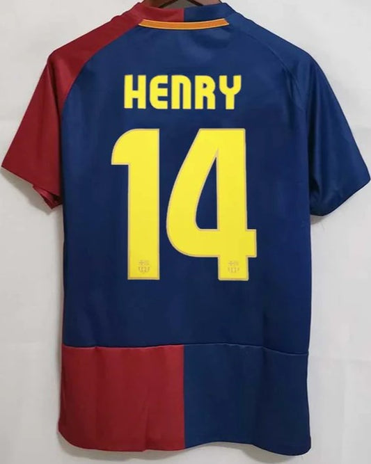 Camiseta Retro HENRY THIERRY 2008-09 Barcelona