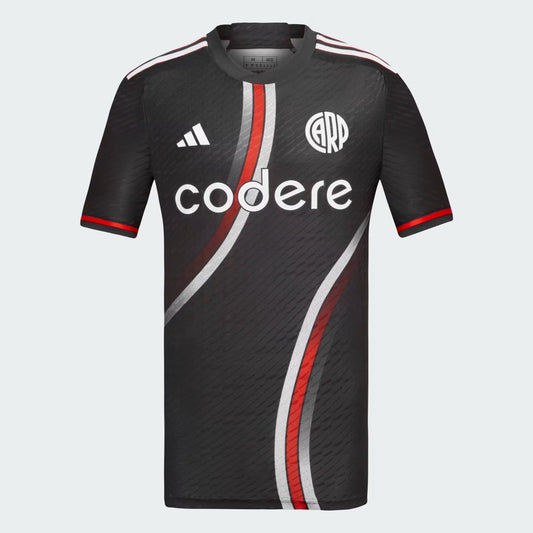Camiseta River Plate tercera 2024/2025 - VERSIÓN JUGADOR vista sobre fondo blanco
