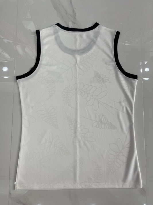 Musculosa Rugby All Blacks Blanca