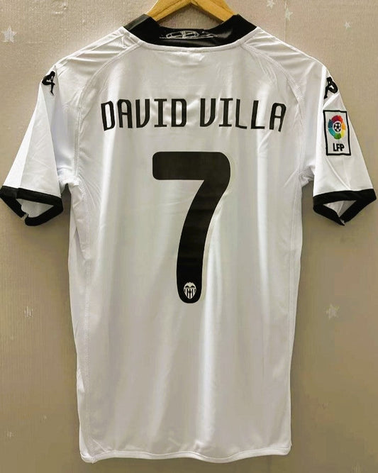 Camiseta Retro VILLA DAVID 2009-10 Valencia