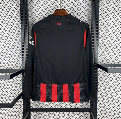 Camiseta AC Milan Local  - Manga Larga 2025/26