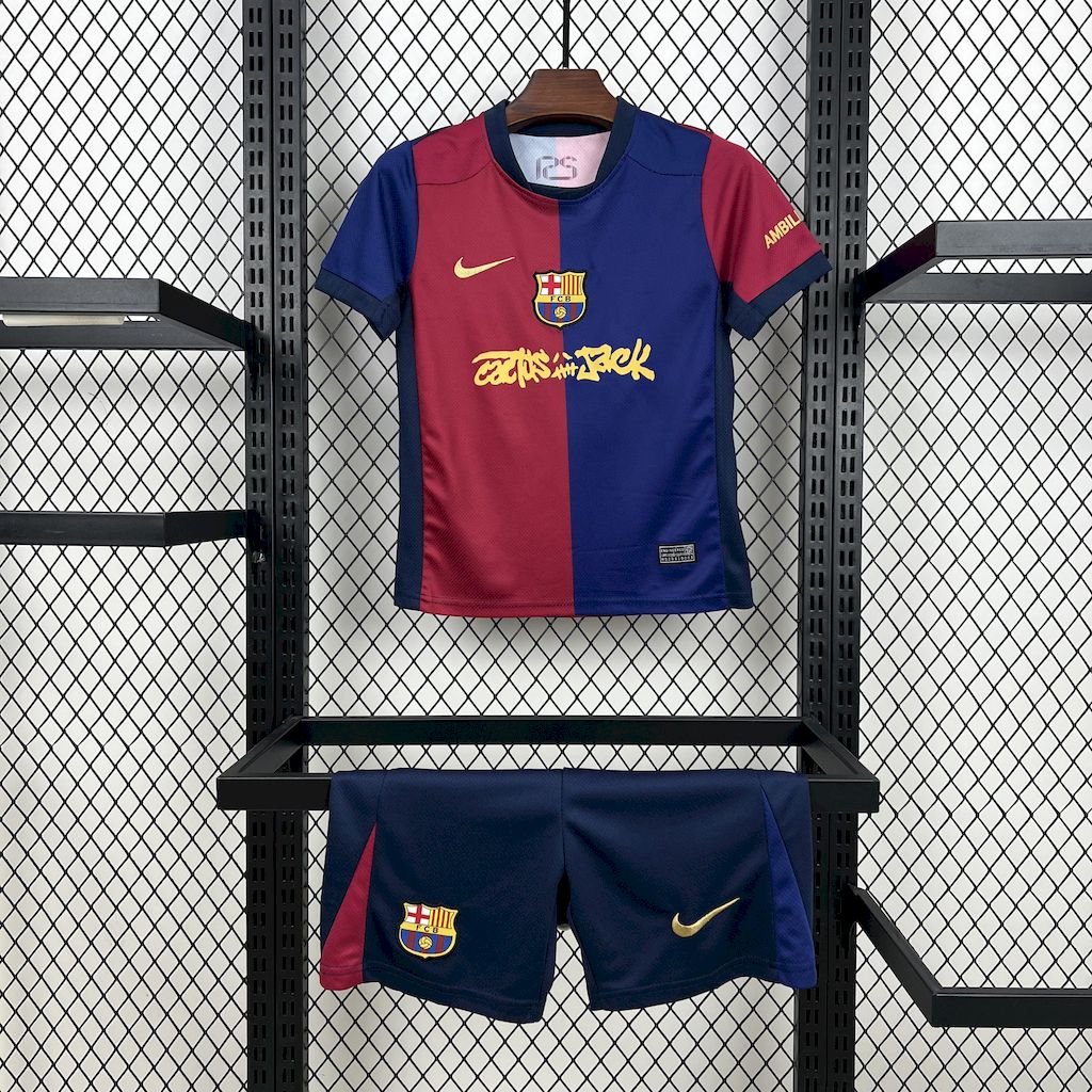 Kit Niño FC Barcelona x Travis Scott 24/25