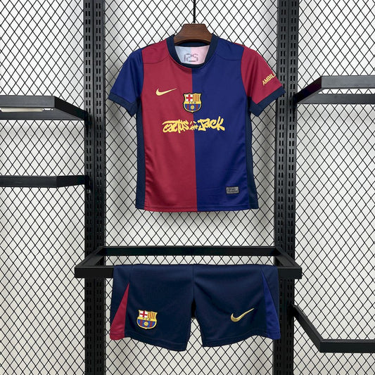 Kit Niño FC Barcelona x Travis Scott 24/25