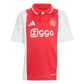 Camiseta + short Ajax local 2024/2025 - NIÑOS vista sobre fondo blanco