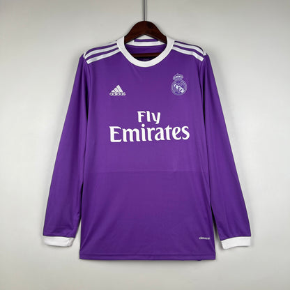 Camiseta Real Madrid visitante Retro 2015 - manga larga
