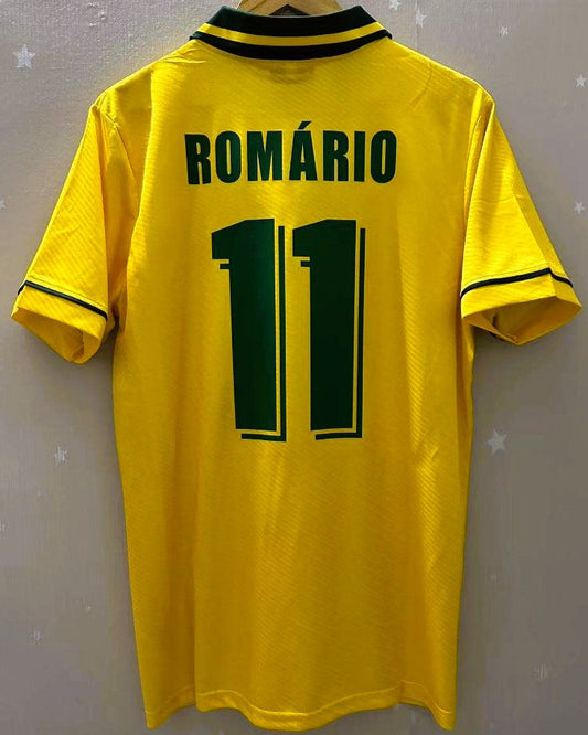Camiseta Retro ROMARIO 1994-95 Brasil