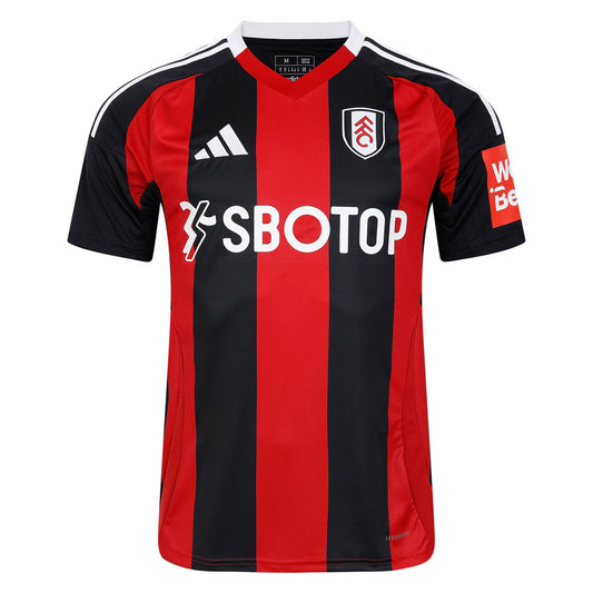 Camiseta Fulham alternativa 2024/2025 vista sobre fondo blanco