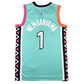 Camiseta San Antonio Spurs 2022 - City vista sobre fondo blanco