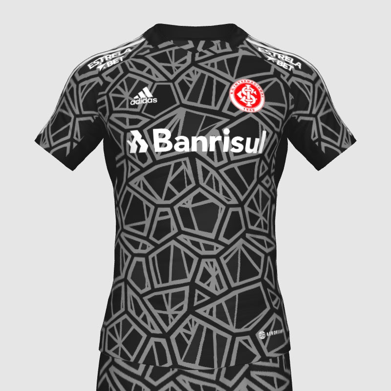 Camiseta SC Internacional arquero 2023/2024 vista sobre fondo blanco