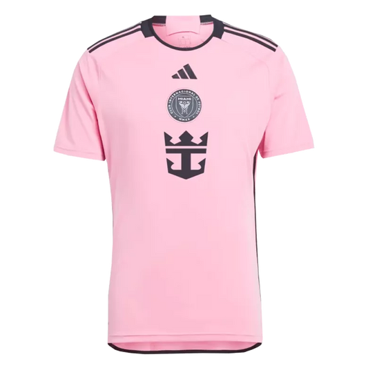 Camiseta Inter Miami local 2024/2025 vista sobre fondo blanco