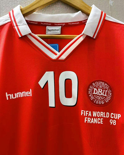 Camiseta Retro LAUDRUP MICHAEL 1998-99 Dinamarca