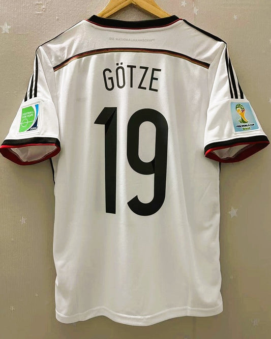 Camiseta Retro GOTZE MARIO 2014-15 Alemania