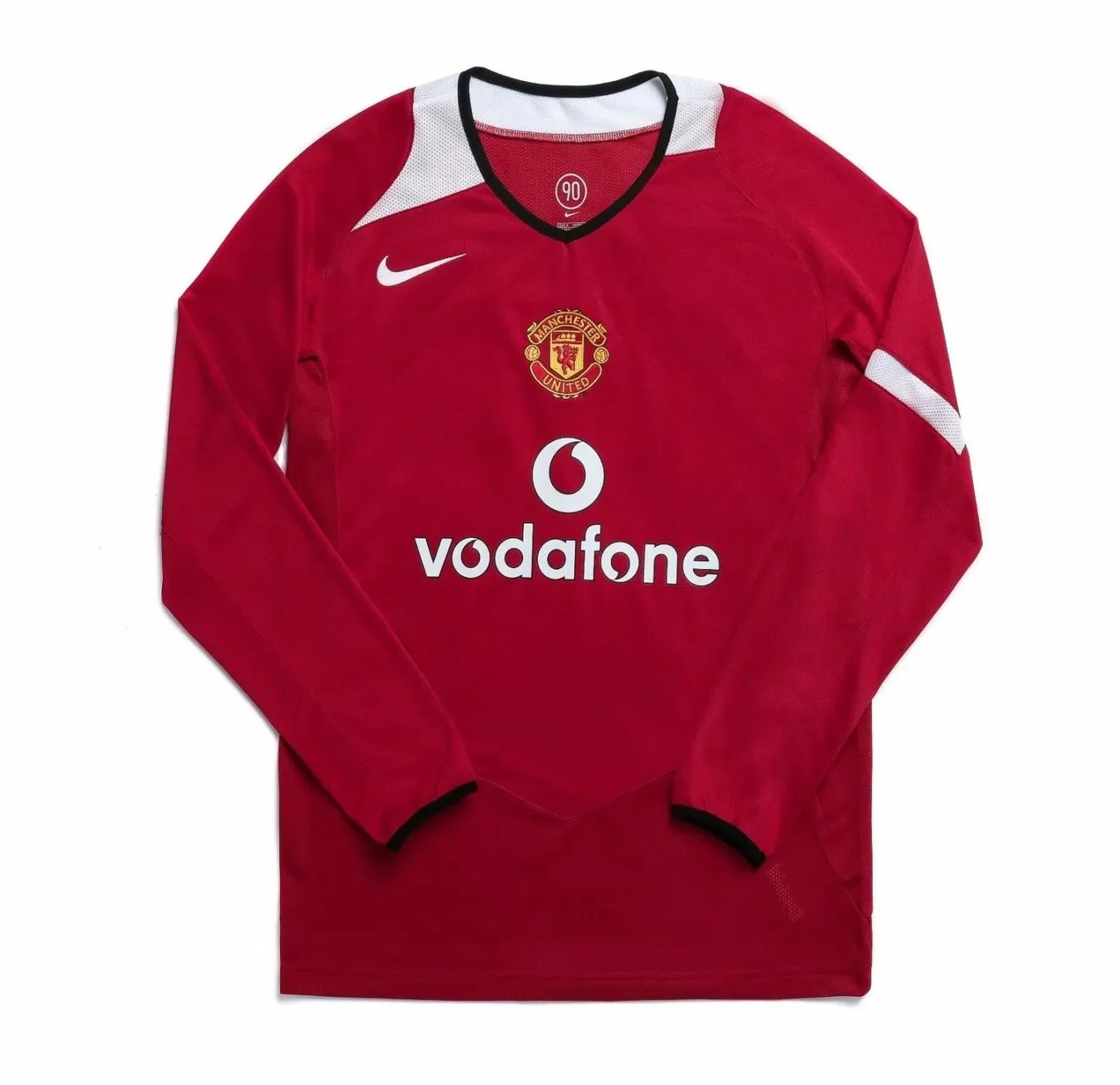 Camiseta Retro Manchester United Local Manga larga 2004/2006