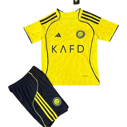 Camiseta + short Al-Nassr local niño 2025/26