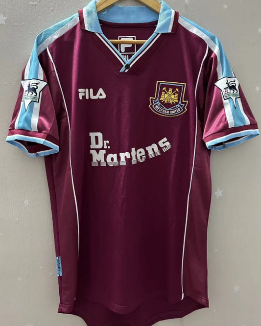 Camiseta Retro DI CANIO PAOLO 2000-01 West Ham