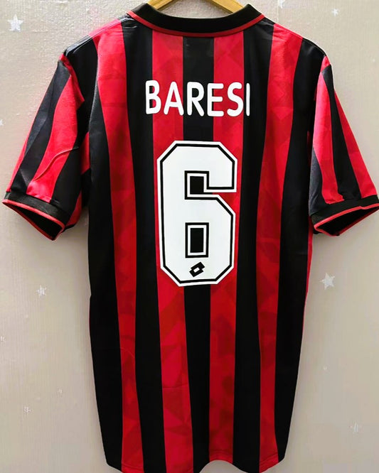 Camiseta Retro BARESI FRANCO 1995-96 AC Milan