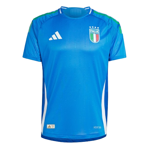 Camiseta Italia local - Eurocopa 2024 vista sobre fondo blanco