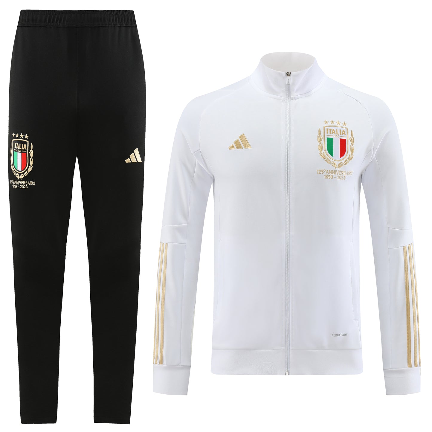 Conjunto Italia - Ed. 125 Aniversario vista sobre fondo blanco