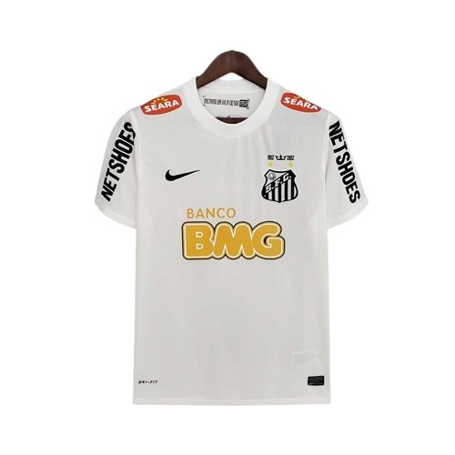 Camiseta Santos F.C Retro 2011/2012 vista sobre fondo blanco